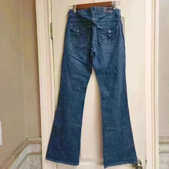 P2001 Kut the flared medium wash jeans size 4 - Picture 5 of 7